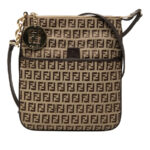 Fendi  Zucchino Canvas Forever Crossbody Ladies 2415 8BT150 YNV 098