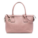 Gucci  Dollar Calfskin GG Charm Satchel Ladies 449659 493075