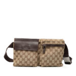 Gucci  GG Canvas Double Pocket Belt Bag - Image 5