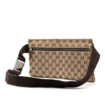 Gucci  GG Canvas Double Pocket Belt Bag - Image 4