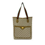 Gucci  GG Supreme Plus Web Tote Ladies