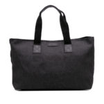 Gucci Guccissima Trimmed Denim Tote