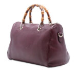 Gucci  Medium Calfskin Bamboo Shopper Boston Bag - Image 5