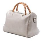Gucci  Medium Calfskin Bamboo Shopper Boston Bag - Image 4
