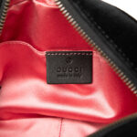 Gucci  Mini GG Marmont Crystal Embellished Matelasse Velvet Crossbody - Image 6