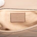 Gucci Mini GG Marmont Matelasse Leather Flap Crossbody - Image 3