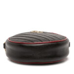 Gucci  Mini GG Marmont Matelasse Leather Torchon Round Crossbody - Image 4