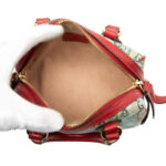 Gucci Mini GG Supreme Blooms Boston Bag Ladies - Image 2