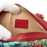 Gucci Mini GG Supreme Blooms Boston Bag Ladies - Image 4