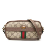 Gucci  Mini GG Supreme Web Ophidia Crossbody Ladies 598664 2149