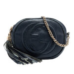 Gucci  Mini Pebbled Calfskin Soho Chain Crossbody