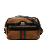 Gucci  Mini Suede Web Ophidia Crossbody