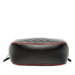 Gucci  Small GG Marmont Matelasse Diagonal Leather Torchon Bamboo Satchel - Image 7