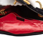 Gucci  Small GG Marmont Matelasse Velvet Shoulder Bag - Image 6