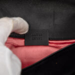 Gucci  Small GG Marmont Matelasse Velvet Shoulder Bag - Image 4