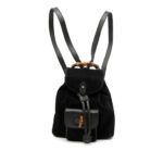 Gucci  Suede Bamboo Backpack Unisex 003 1956 0030
