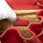 Gucci  Suede Bamboo Backpack Unisex 003 8030 1705 - Image 3