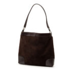 Gucci  Suede Web Shoulder Bag - Image 3