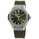 Hublot Classic Fusion Titanium Automatic Green Dial Unisex Watch