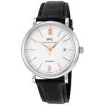 IWC Portofino Automatic Silver-plated Dial Men's Watch Item No. IW356517-PREOWNED