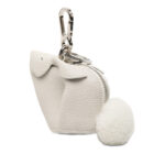 Loewe  Pebbled Calfskin Bunny Bag Charm Coin Pouch - Image 3