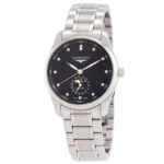 Longines Master Collection Automatic Diamond Black Dial Men's Watch