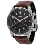 Longines Spirit Flyback Chronograph Automatic Black Dial Men's Watch
