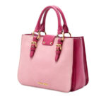 Miu Miu  Bicolor Goatskin Madras Satchel Ladies - Image 4