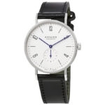Nomos Tangente 38 Galvanized White Silver-plated Dial Men's Watch