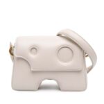 Off-White  Leather Burrow 22 Crossbody Ladies