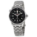 Omega Seamaster Automatic Black Dial Unisex Watch 21230362001002