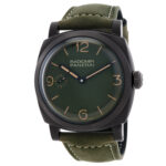 Panerai Radiomir 48MM Hand Wind Military Green Dial Ceramic Men's 48 mm Watch
