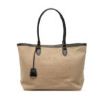 Prada Canvas Canapa Logo Tote Ladies