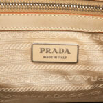 Prada  Embossed Leather Handbag - Image 4