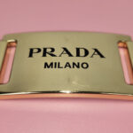 Prada  Glace Calf Studded Etiquette Crossbody - Image 5