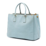 Prada  Large Saffiano Lux Galleria Double Zip Satchel Ladies - Image 6