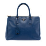 Prada  Medium Saffiano Lux Galleria Double Zip Satchel