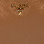 Prada  Mini Saffiano Double Zip Crossbody Ladies - Image 4