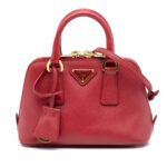 Prada  Mini Saffiano Lux Promenade Satchel