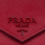 Prada  Saffiano Cuir Monochrome Envelope Crossbody Ladies - Image 5
