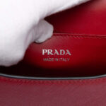 Prada  Saffiano Cuir Monochrome Envelope Crossbody Ladies - Image 4