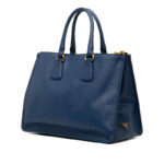 Prada  Saffiano Double Zip Open Convertible Tote - Image 3
