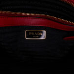 Prada  Soft Calf Trimmed Saffiano Convertible Tote Ladies - Image 2