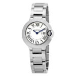 Cartier Pre-owned Ballon Bleu Silver Dial Stainless Steel Ladies Watch