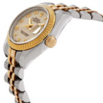 Rolex Pre-owned Lady Datejust 26 White Dial Stainless Steel and 18K Yellow Gold Jubilee Bracelet Automatic Watch - Image 5