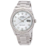 Rolex Datejust 36 Diamond Mother of Pearl Dial Unisex Watch
