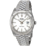 Rolex Datejust 41 White Dial Automatic Men's Watch 126334WSJ