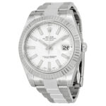 Rolex Datejust II Automatic Chronometer White Dial Men's Watch