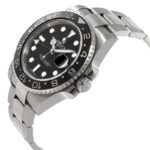 Rolex GMT Master II Black Index Dial Oyster Bracelet Steel Men's Watch - Image 4