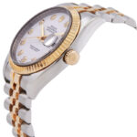 Rolex Oyster Perpetual Automatic Chronometer White Dial Men's Watch - Image 5